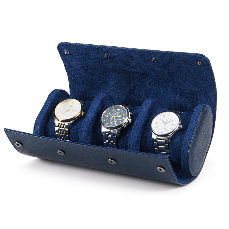 Vintage Fashion Tags - Watch Roll Travel Case 1/2/3-Slot Portable