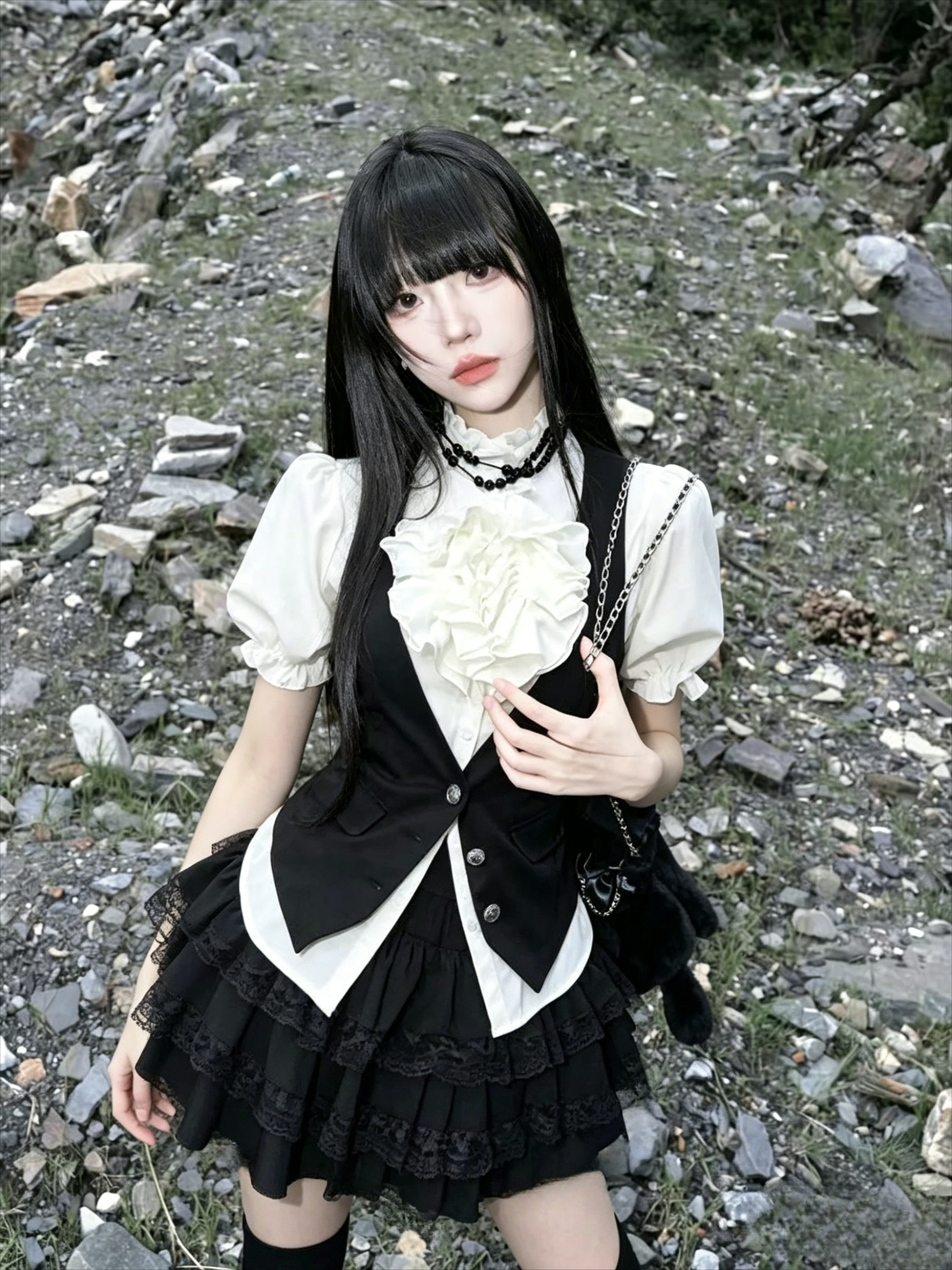 Vintage Fashion Outfit - Y2k Sweet Japanese Outfits Women's Clothes
