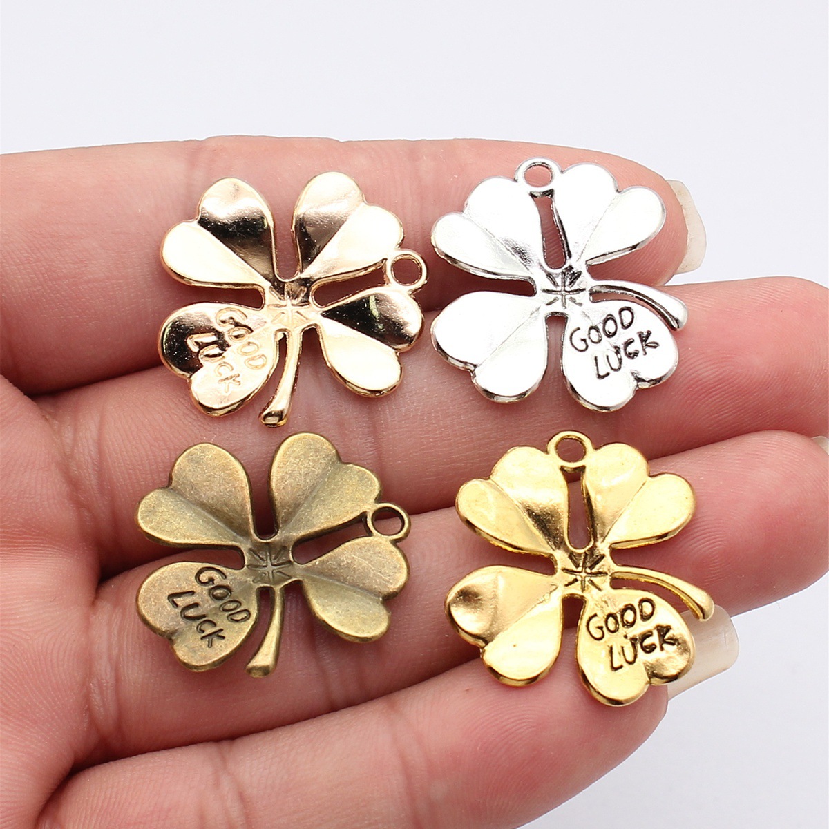 Vintage Fashion Tumblr - WYSIWYG 5pcs 28x26mm Kc Gold Color