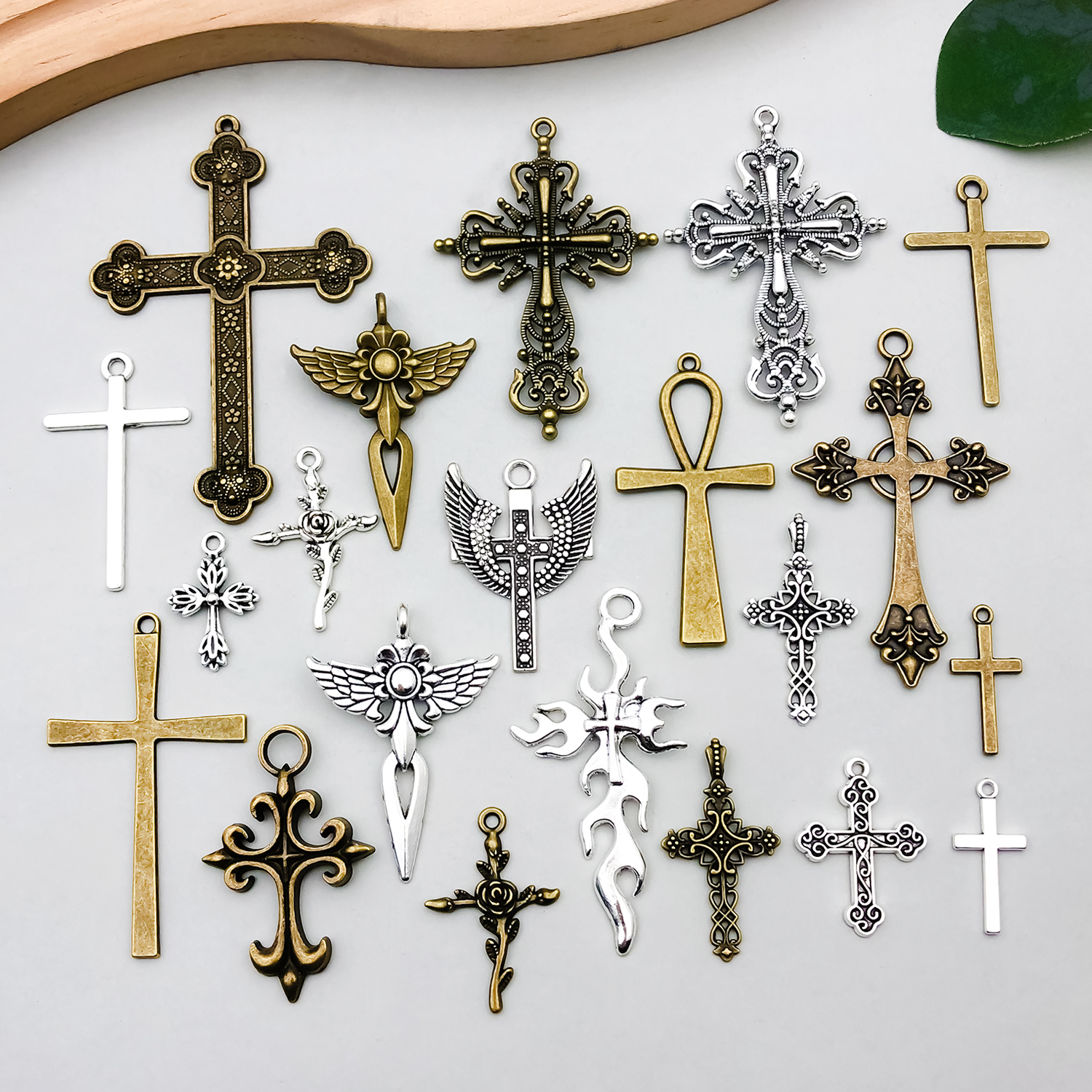 Vintage Fashion Earrings - Cross-border Hot-Selling Cross Ornament Accessories, 21