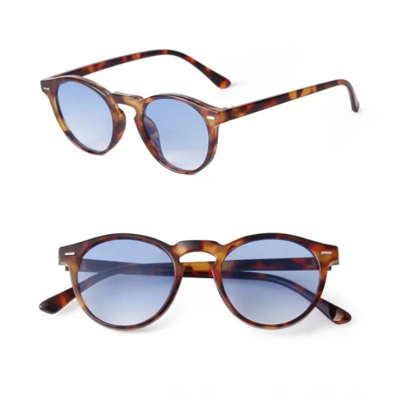 Vintage Fashion Girl - Vintage Fashion Round Sunglasses Women Men