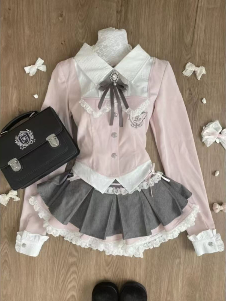 Vintage Fashion Outfit - Gothic Y2k Vintage Preppy Style 2
