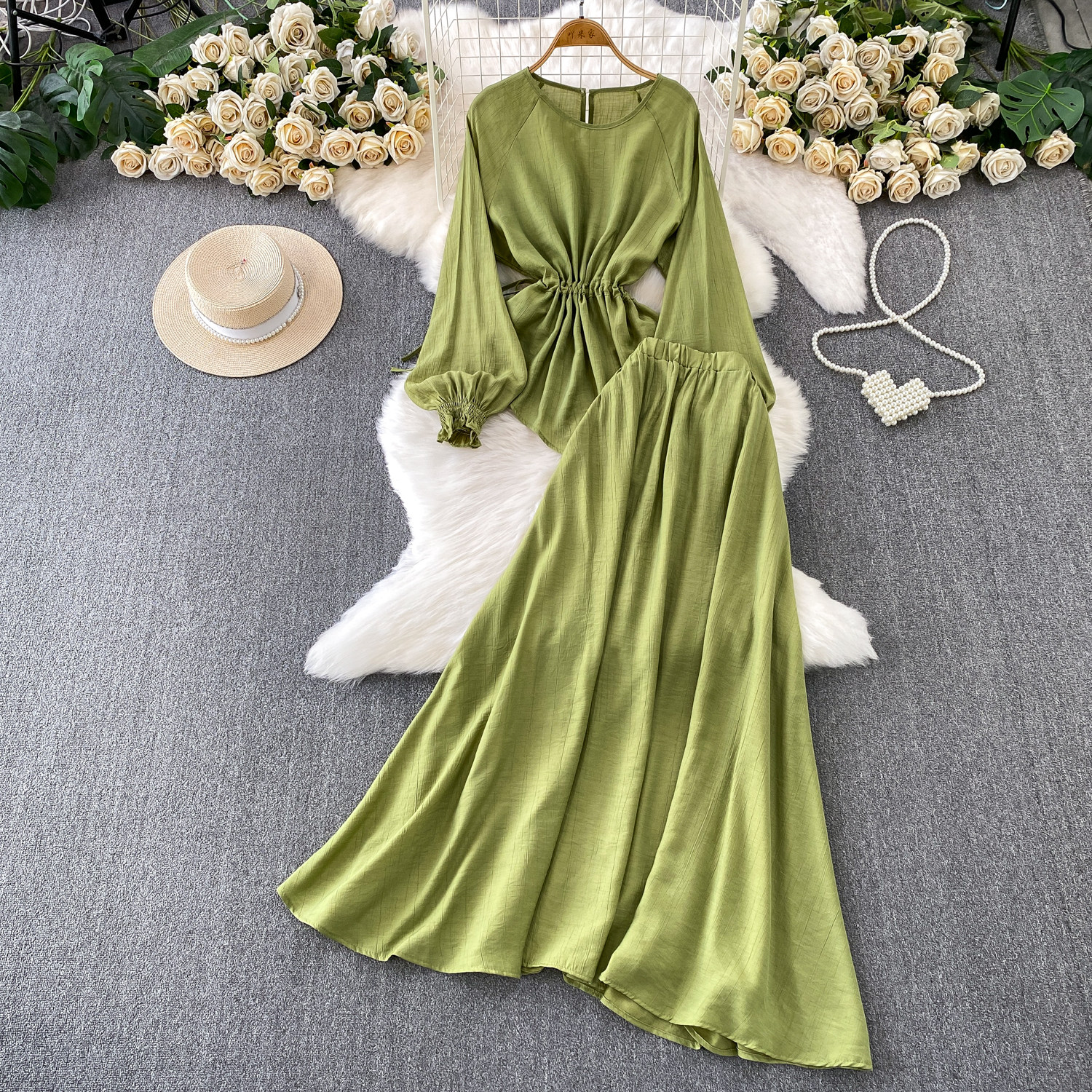 Elegant Vintage long sleeve as - Vintage Fashion Club ulasan dan harga