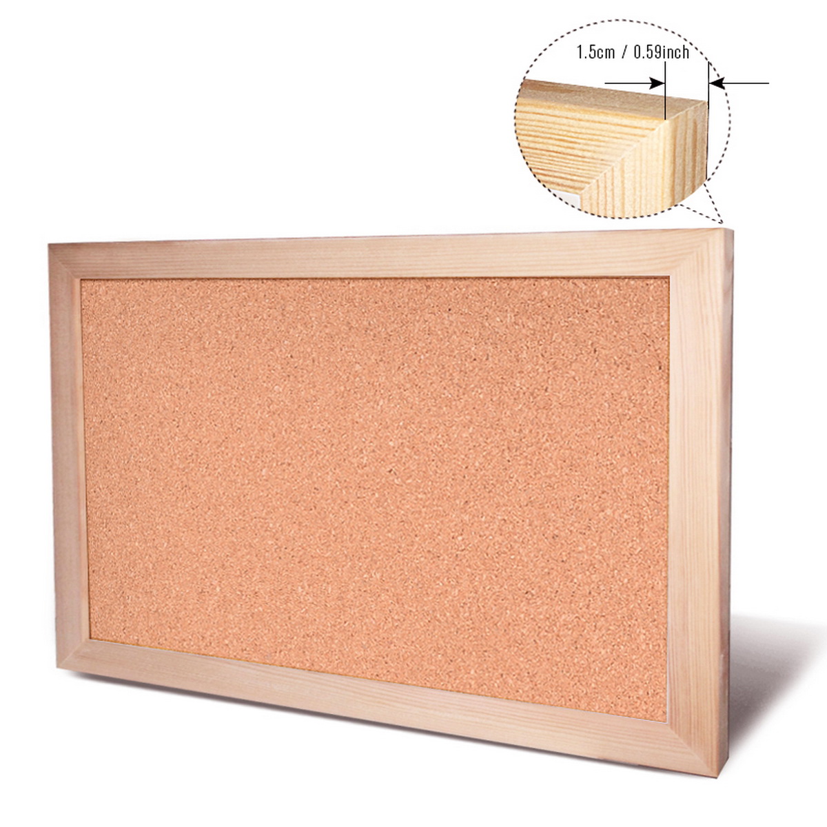 Vintage Pine Wood Frame Cork B - Vintage Fashion Photos ulasan dan harga