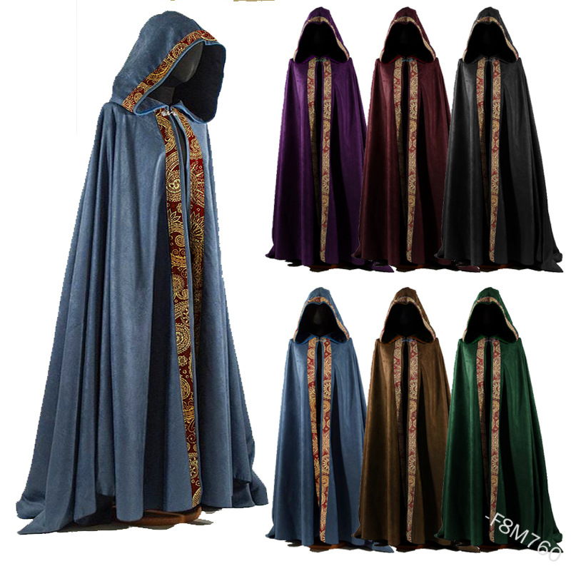 Medieval Halloween Cosplay Clo - Vintage Trench Coat ulasan dan harga