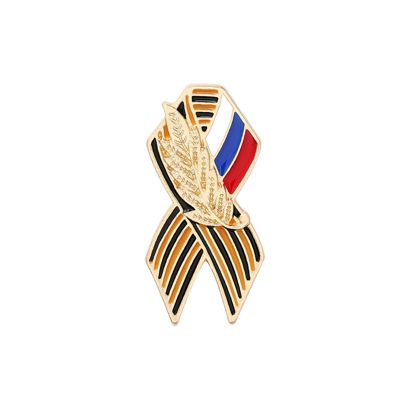 Russian Flag Brooch Ribbon Sig - Vintage Fashion Icons ulasan dan harga