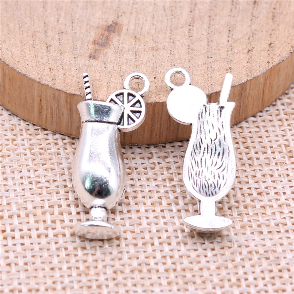 4pcs 12x28mm Antique Silver Co - Vintage Fashion Tumblr ulasan dan harga