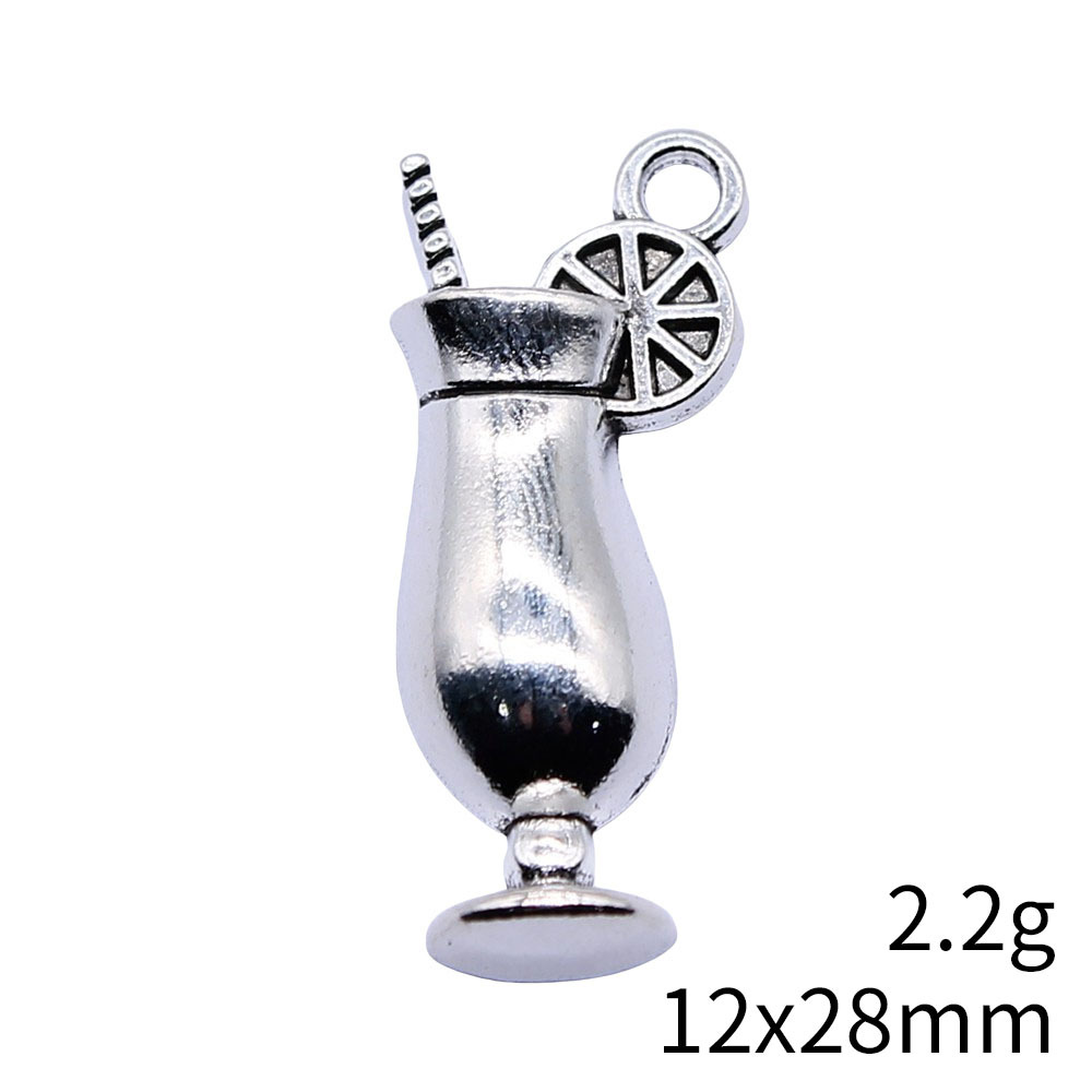 4pcs 12x28mm Antique Silver Co - Vintage Fashion Tumblr ulasan dan harga