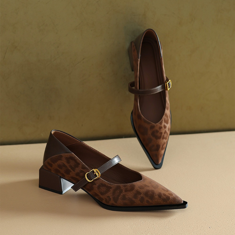 Vintage Pointed Toe Women Mary - Vintage Fashion Ladies ulasan dan harga