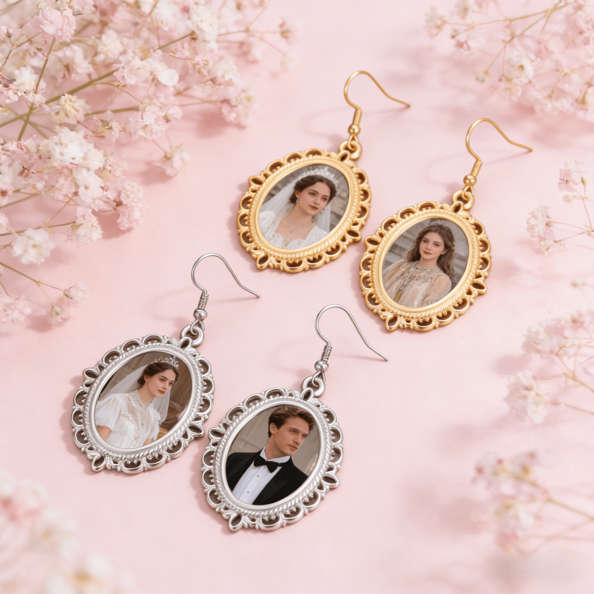 Customized photo hollowed out  - Vintage Fashion Photos ulasan dan harga