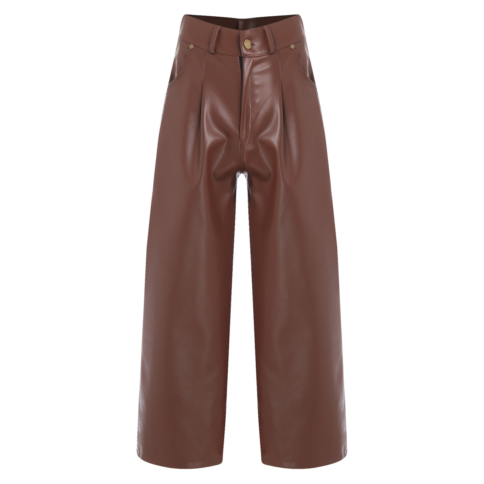 Mens Fashionable Matte Faux Le - Vintage Fashion Club ulasan dan harga