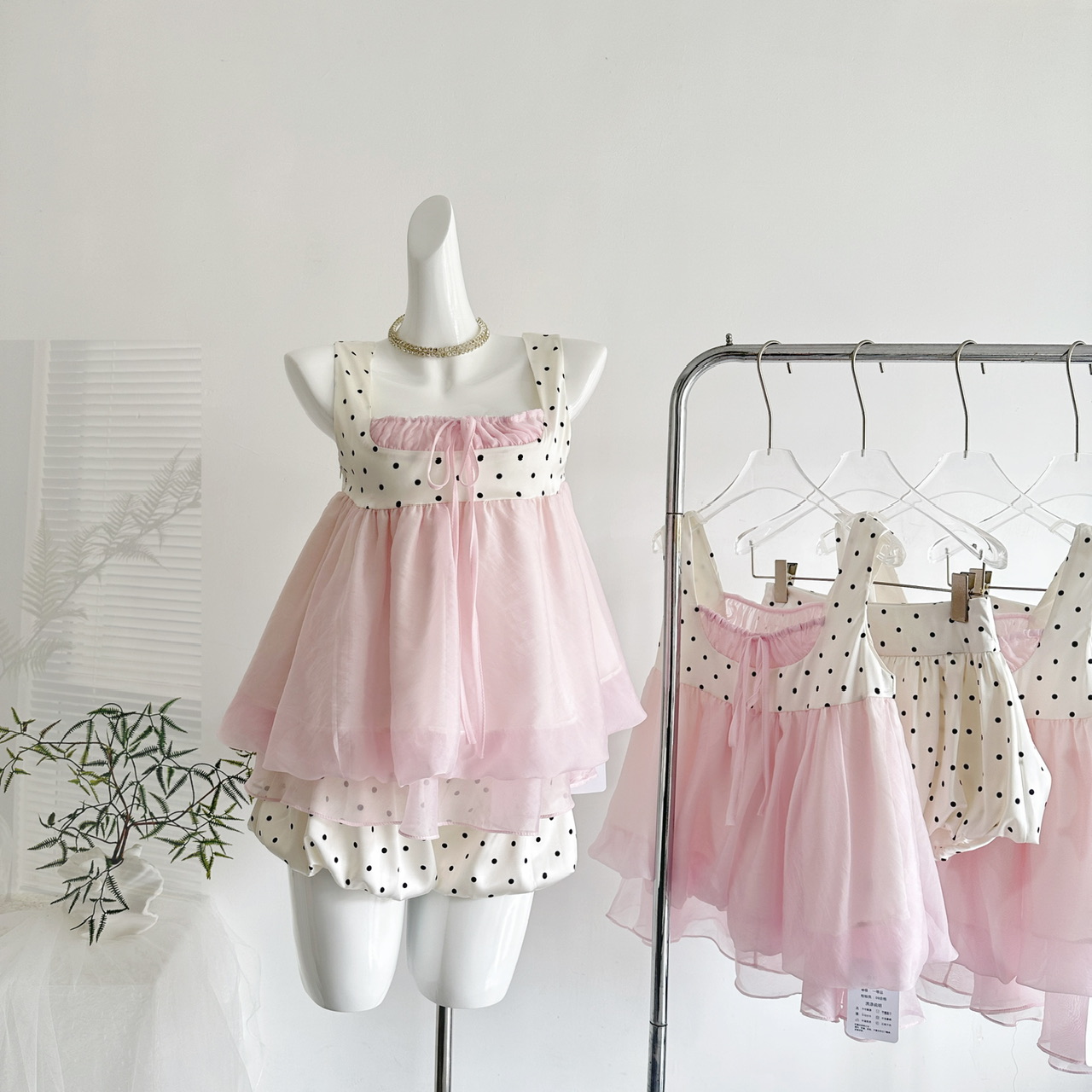 2026 Summer Sweet Kawaii Elega - Vintage Fashion Fabrics ulasan dan harga