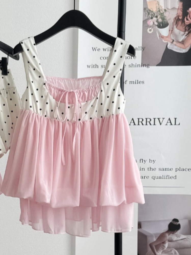 2026 Summer Sweet Kawaii Elega - Vintage Fashion Fabrics ulasan dan harga