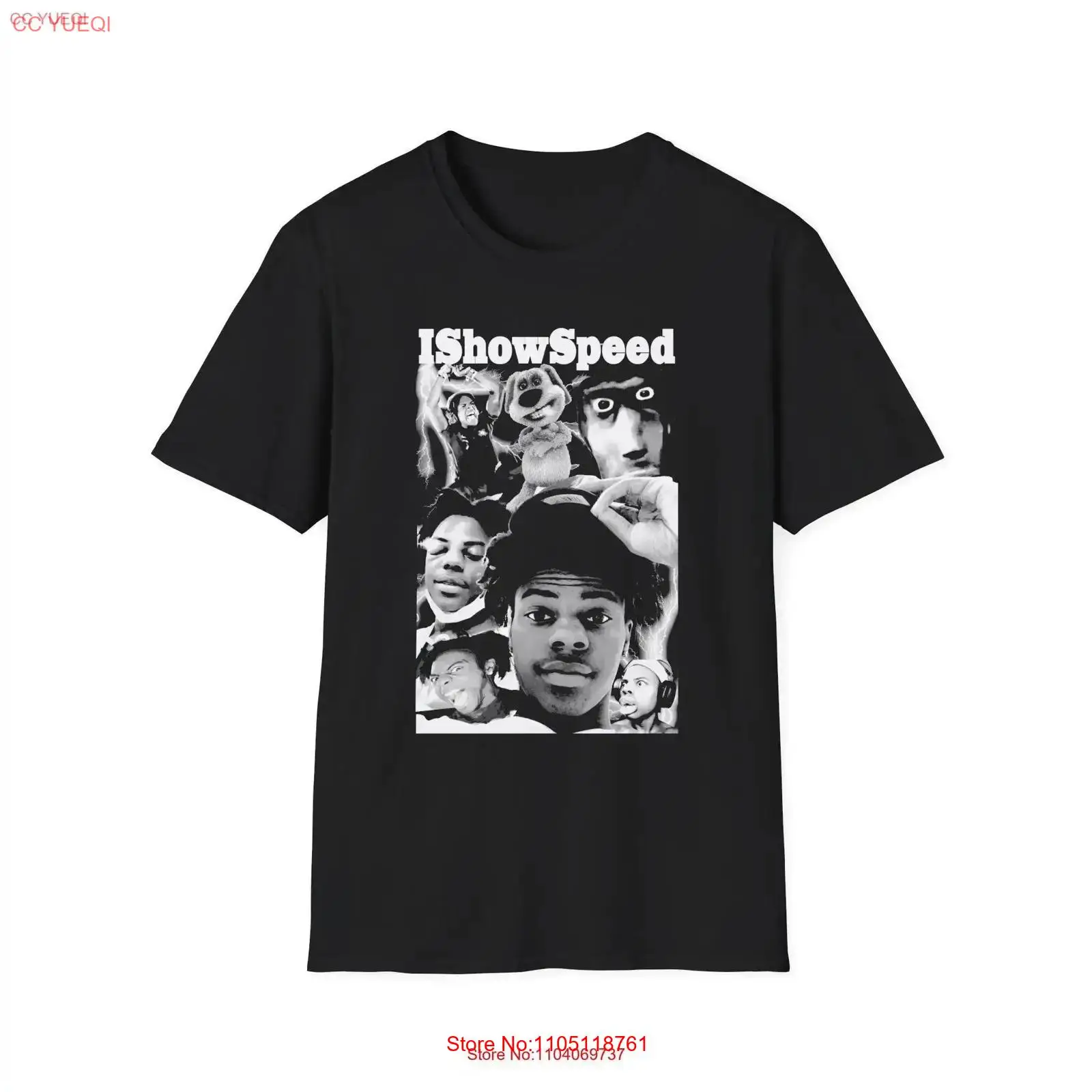 IShowSpeed T Shirt Merch Fan B - Vintage Fashion Youtubers ulasan dan harga
