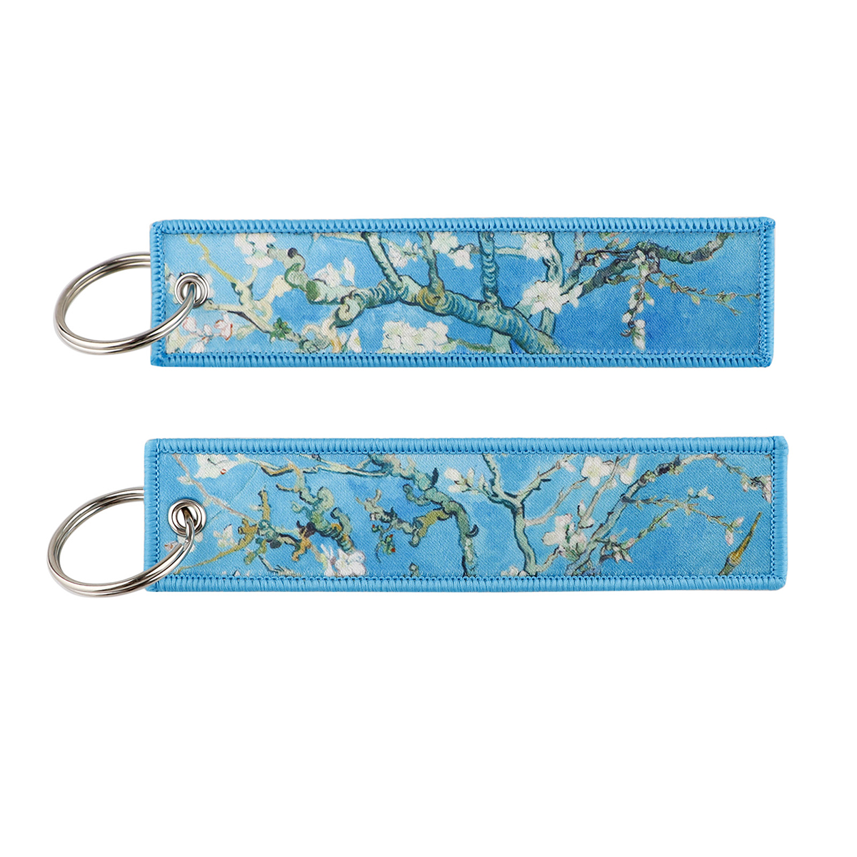 Van Gogh Embroidered Key Tag K - Vintage Fashion Tags ulasan dan harga