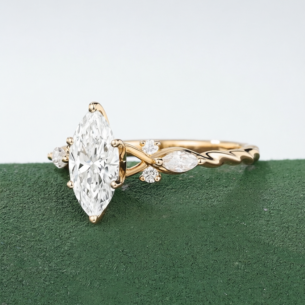 CxsJeremy Marquise Cut 1ct Lab - Vintage Fashion Photos ulasan dan harga