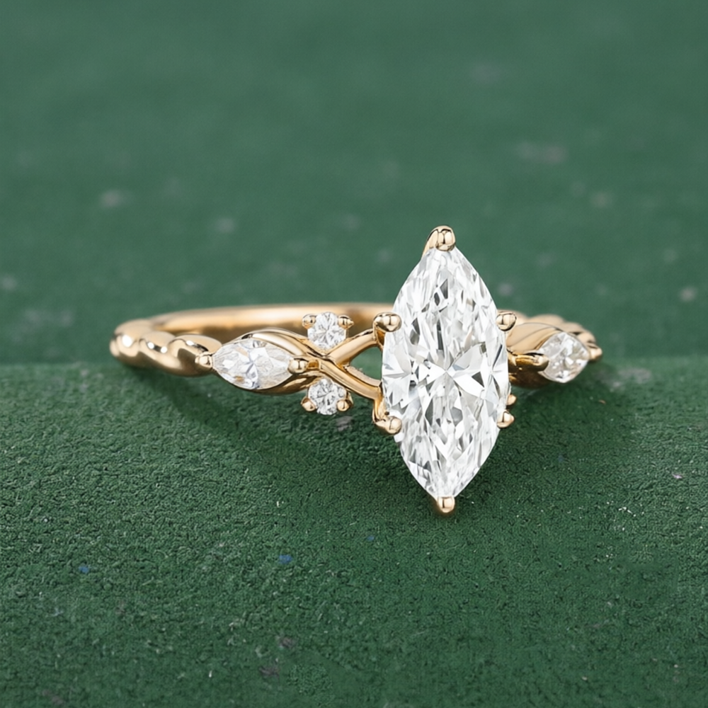 CxsJeremy Marquise Cut 1ct Lab - Vintage Fashion Photos ulasan dan harga