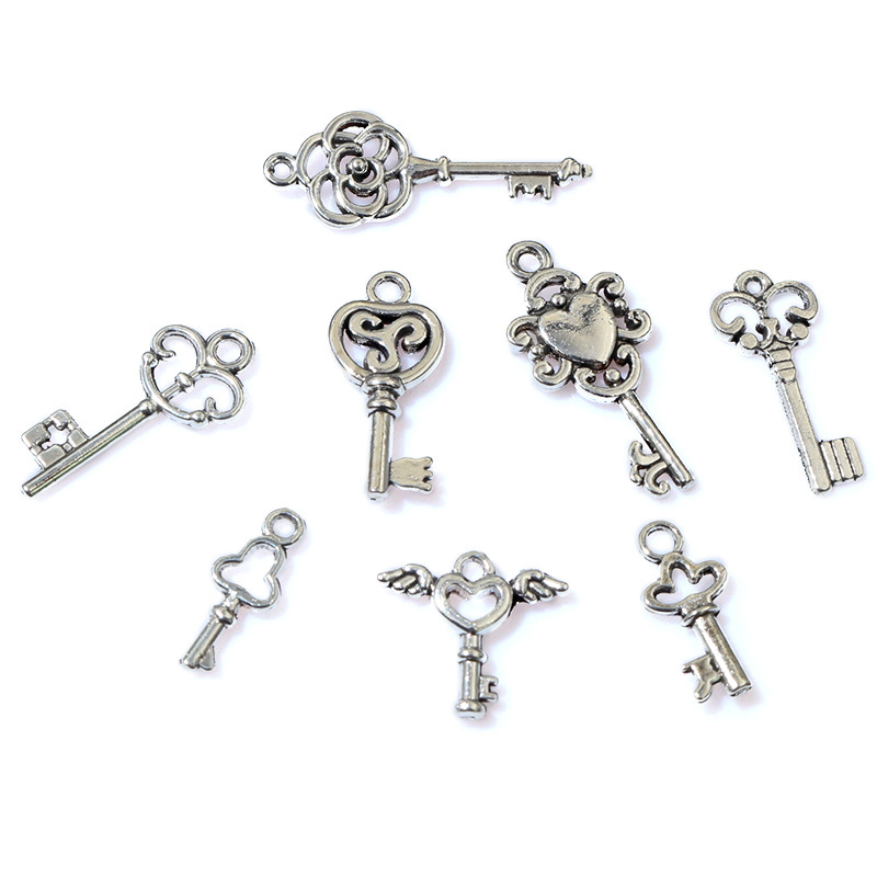 50pcs Vintage Small Key Charms - Vintage Fashion Tumblr ulasan dan harga