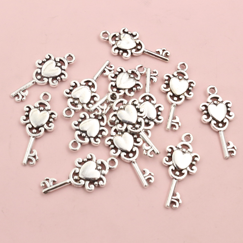 50pcs Vintage Small Key Charms - Vintage Fashion Tumblr ulasan dan harga