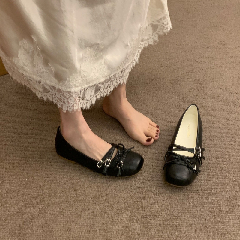 Women Ballet Flats Comfortable - Vintage Fashion Ladies ulasan dan harga
