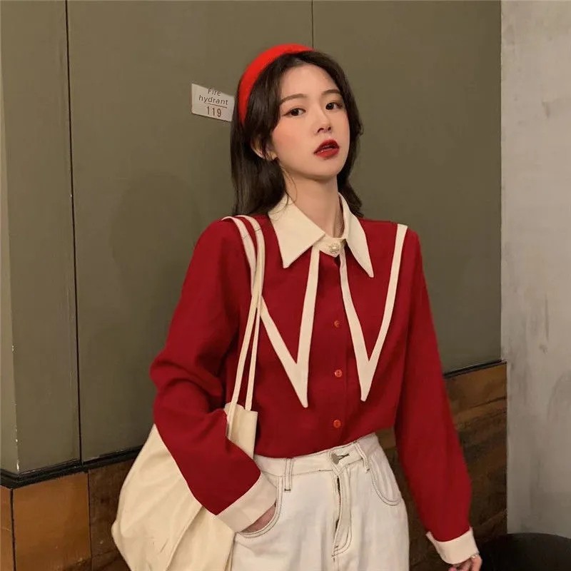 Women's Spring Autumn Korean S - Vintage Fashion Hong Kong ulasan dan harga