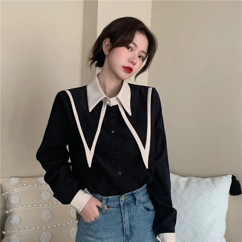 Women's Spring Autumn Korean S - Vintage Fashion Hong Kong ulasan dan harga