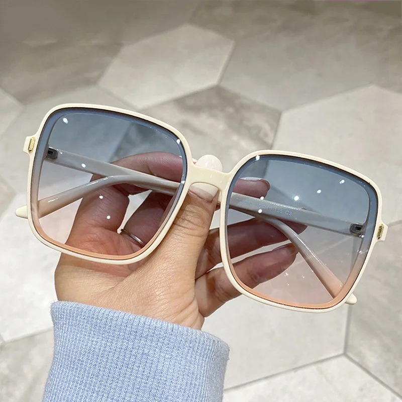 Vintage Oversized Square Sungl - Vintage Fashion Girl ulasan dan harga