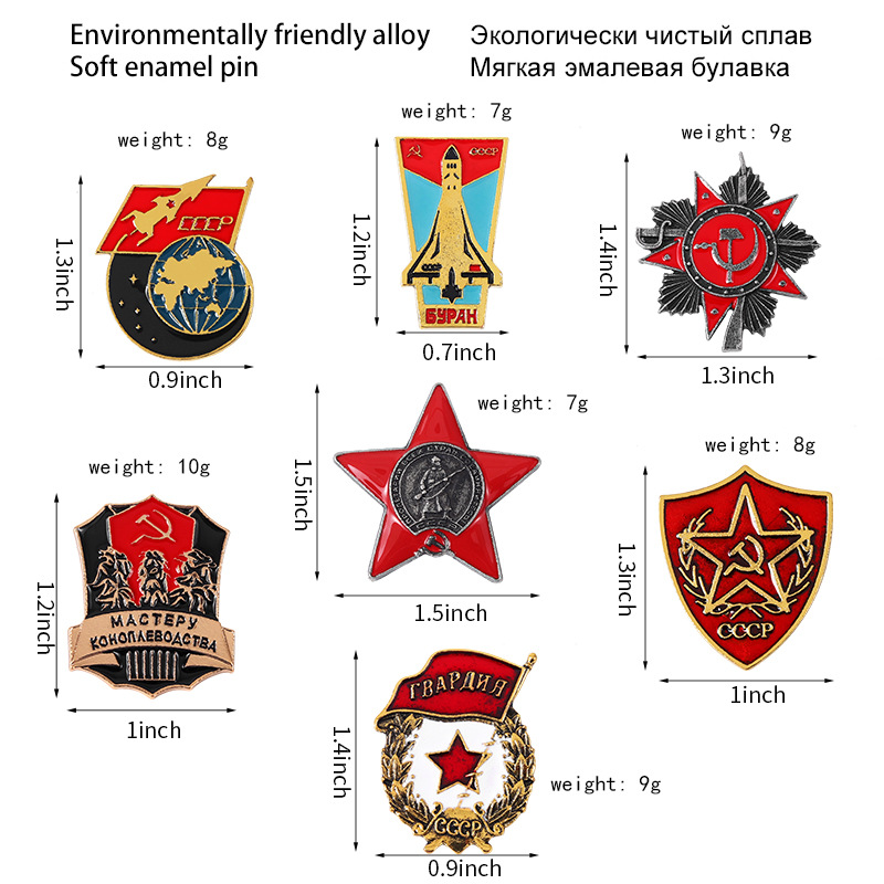 Russian Flag Brooch Ribbon Sig - Vintage Fashion Icons ulasan dan harga