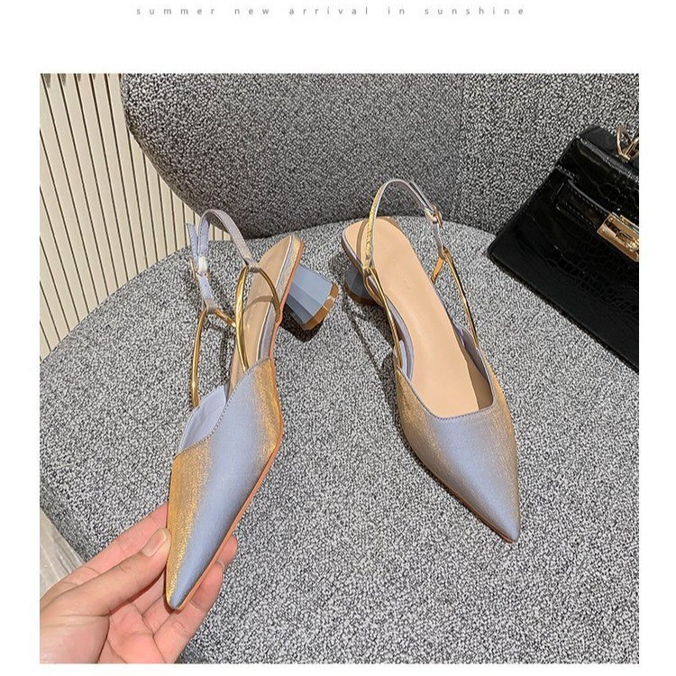 French Vintage Pointed-Toe San - Vintage And Modern Fashion ulasan dan harga