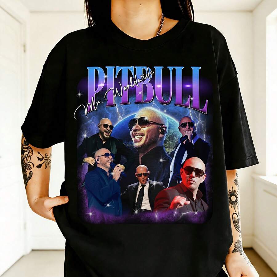 2026 NEW S & Unisex Pitbull Mr - Vintage Fashion Icons ulasan dan harga