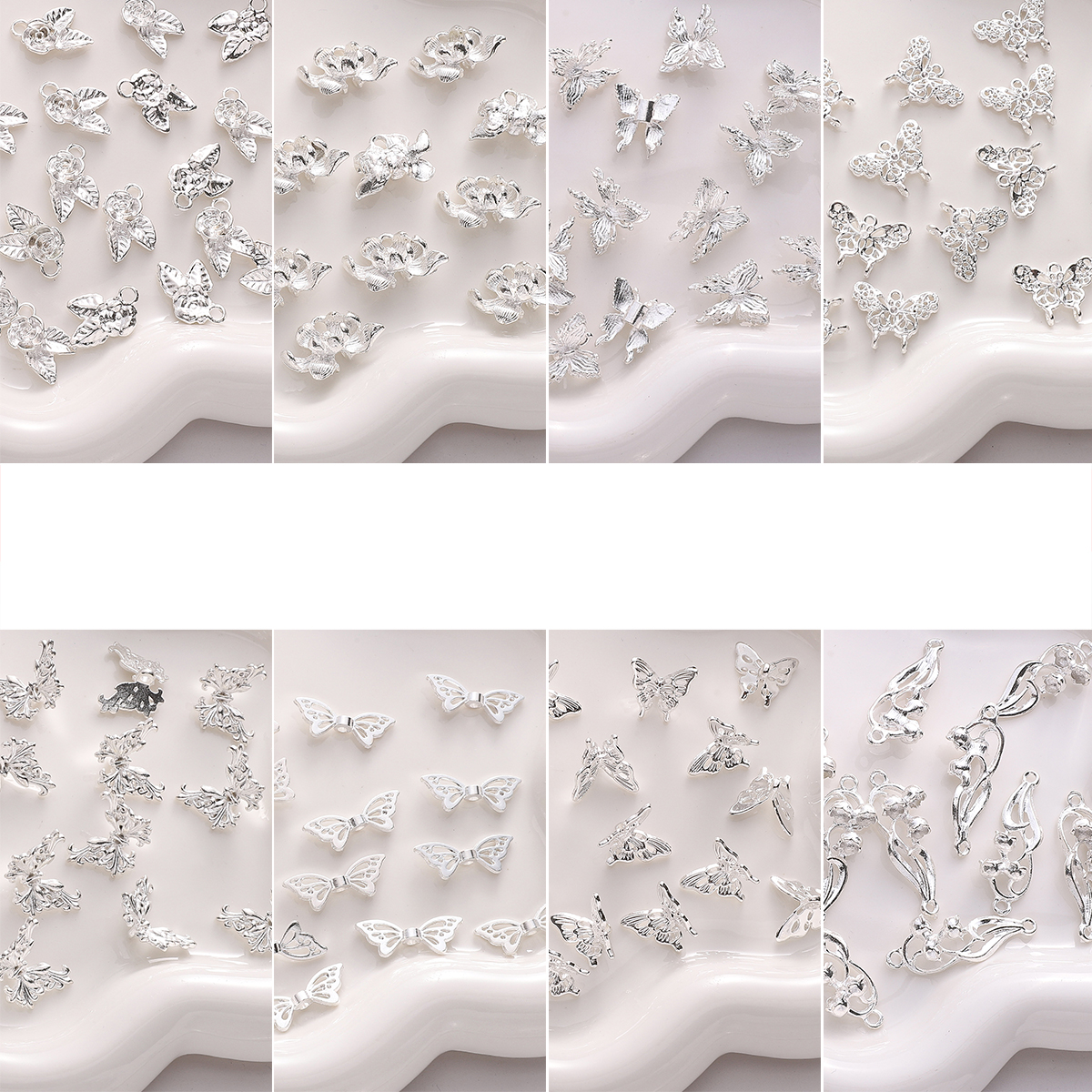 1-5pcs Beads Alloy Vintage Flo - Vintage Fashion Earrings ulasan dan harga