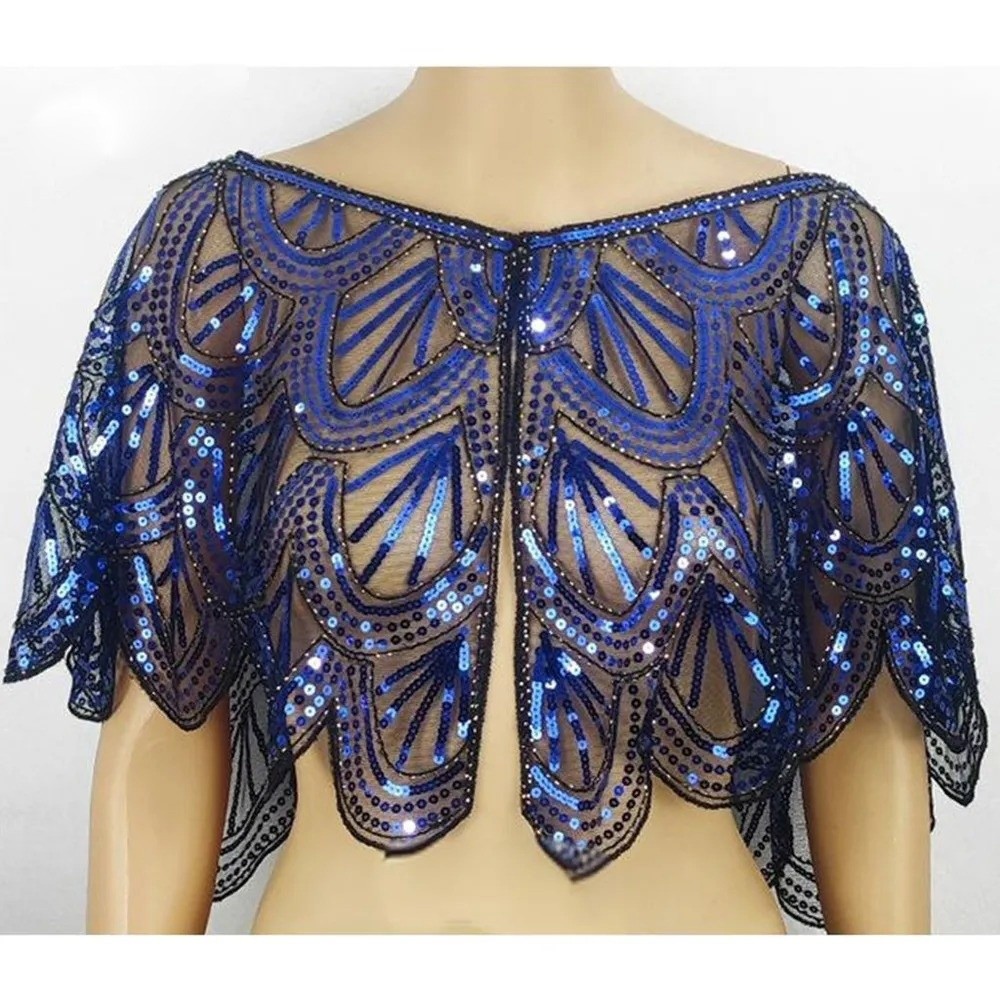 Art Deco Hollowed-out Shawl Be - Vintage Fashion Art ulasan dan harga