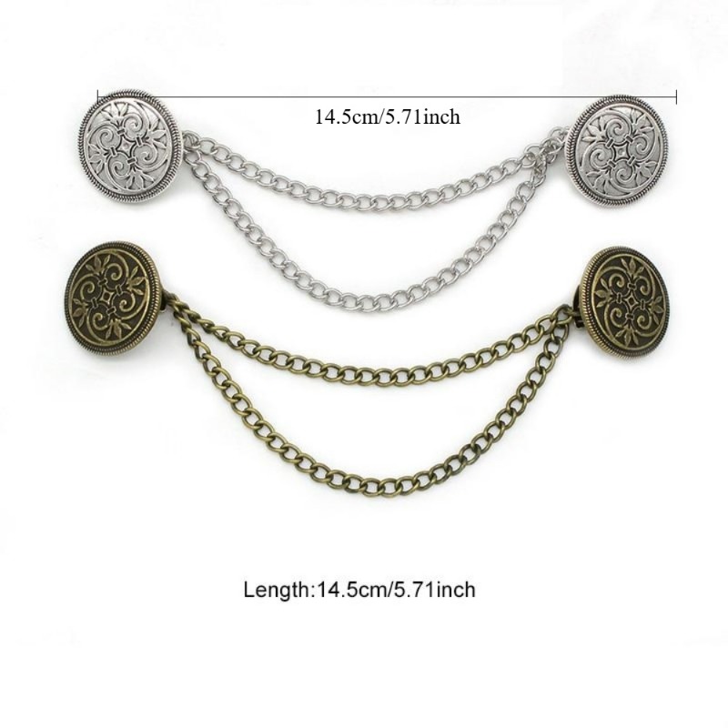 1Pc Vintage Flower Chain Cardi - Vintage Trench Coat ulasan dan harga
