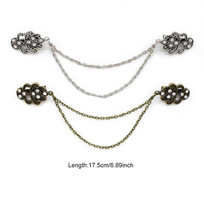 1Pc Vintage Flower Chain Cardi - Vintage Trench Coat ulasan dan harga