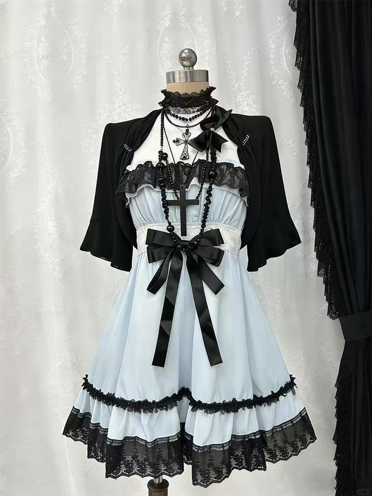 Gothic Punk Fashion Cute 2 Pie - Vintage Fashion Outfit ulasan dan harga