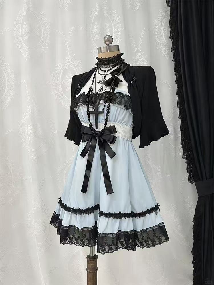 Gothic Punk Fashion Cute 2 Pie - Vintage Fashion Outfit ulasan dan harga