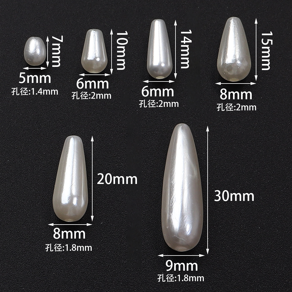 30-500pcs/lot Biege Waterdrop  - Vintage Fashion Earrings ulasan dan harga
