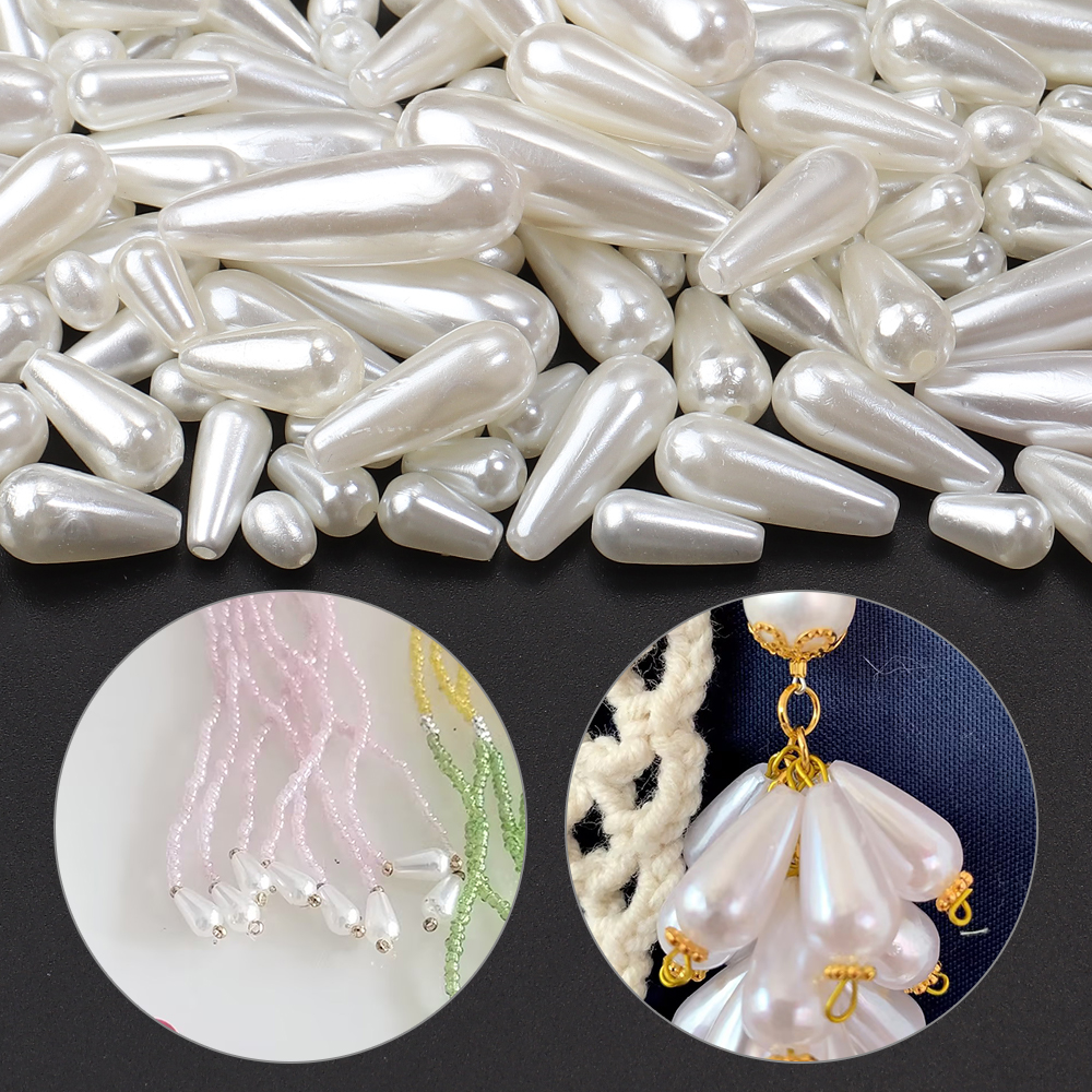 30-500pcs/lot Biege Waterdrop  - Vintage Fashion Earrings ulasan dan harga