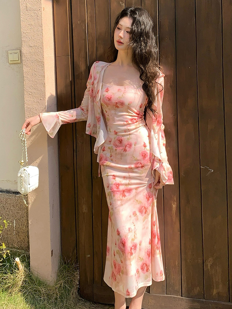 Women Vacation Clothes Sweet F - Vintage Fashion Fabrics ulasan dan harga