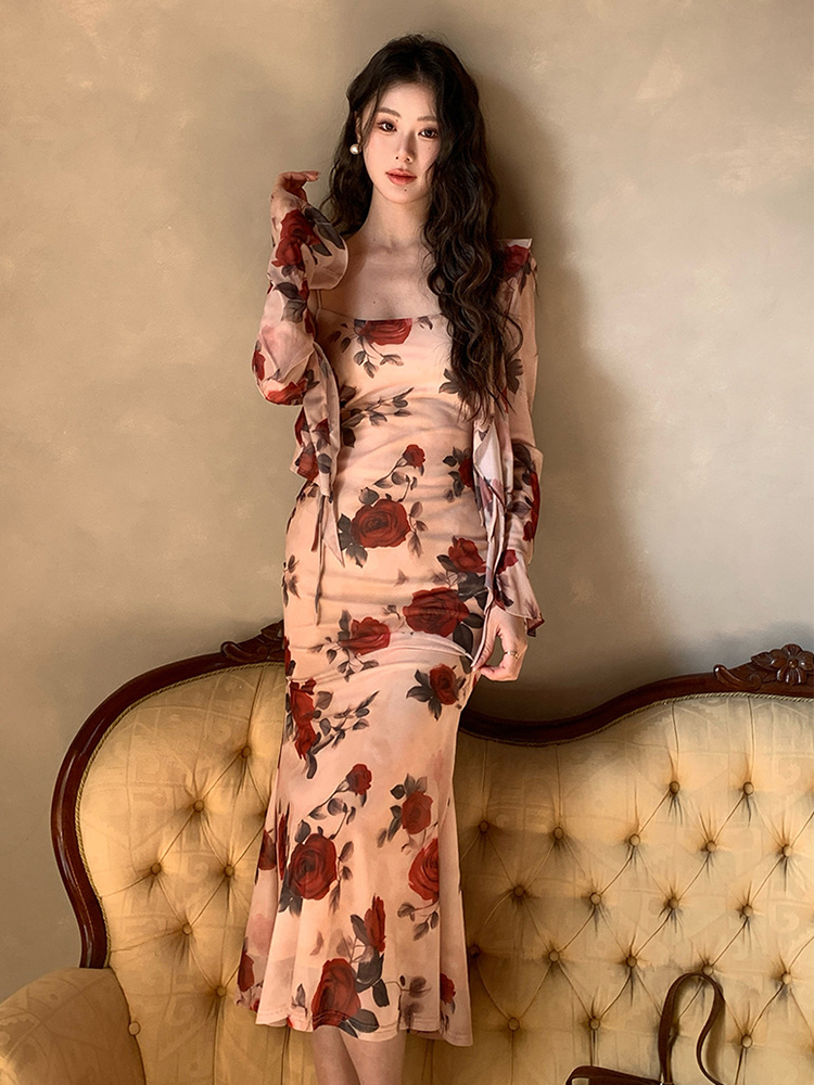 Women Vacation Clothes Sweet F - Vintage Fashion Fabrics ulasan dan harga