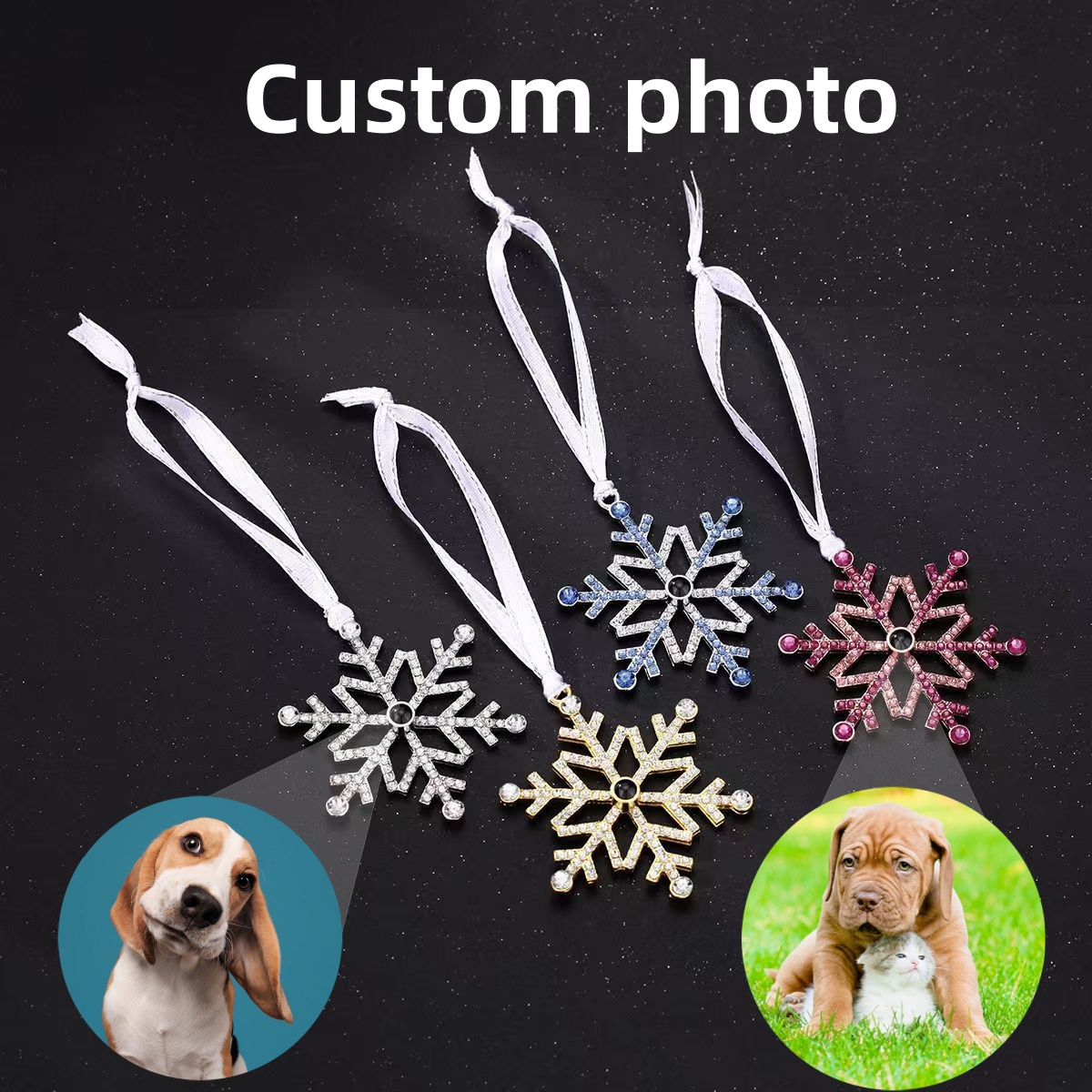 Projection Snowflake Pendant C - Vintage Fashion Photos ulasan dan harga