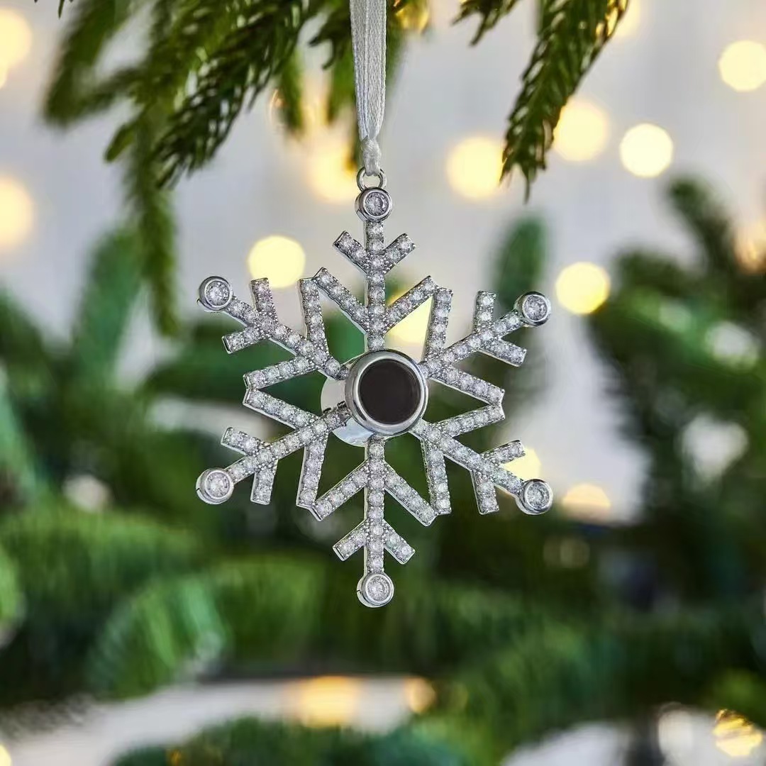 Projection Snowflake Pendant C - Vintage Fashion Photos ulasan dan harga