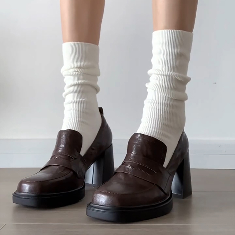 College Style Women Loafer Sho - Vintage Fashion Ladies ulasan dan harga