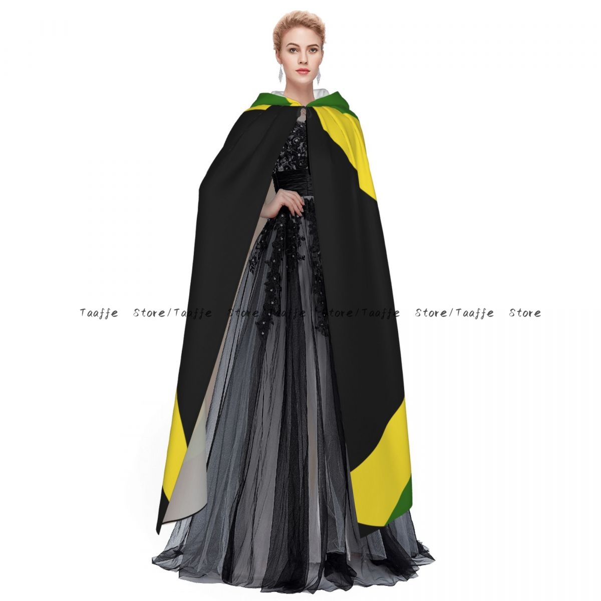 Flag Of Jamaica Witch Cloak Ha - Vintage Trench Coat ulasan dan harga
