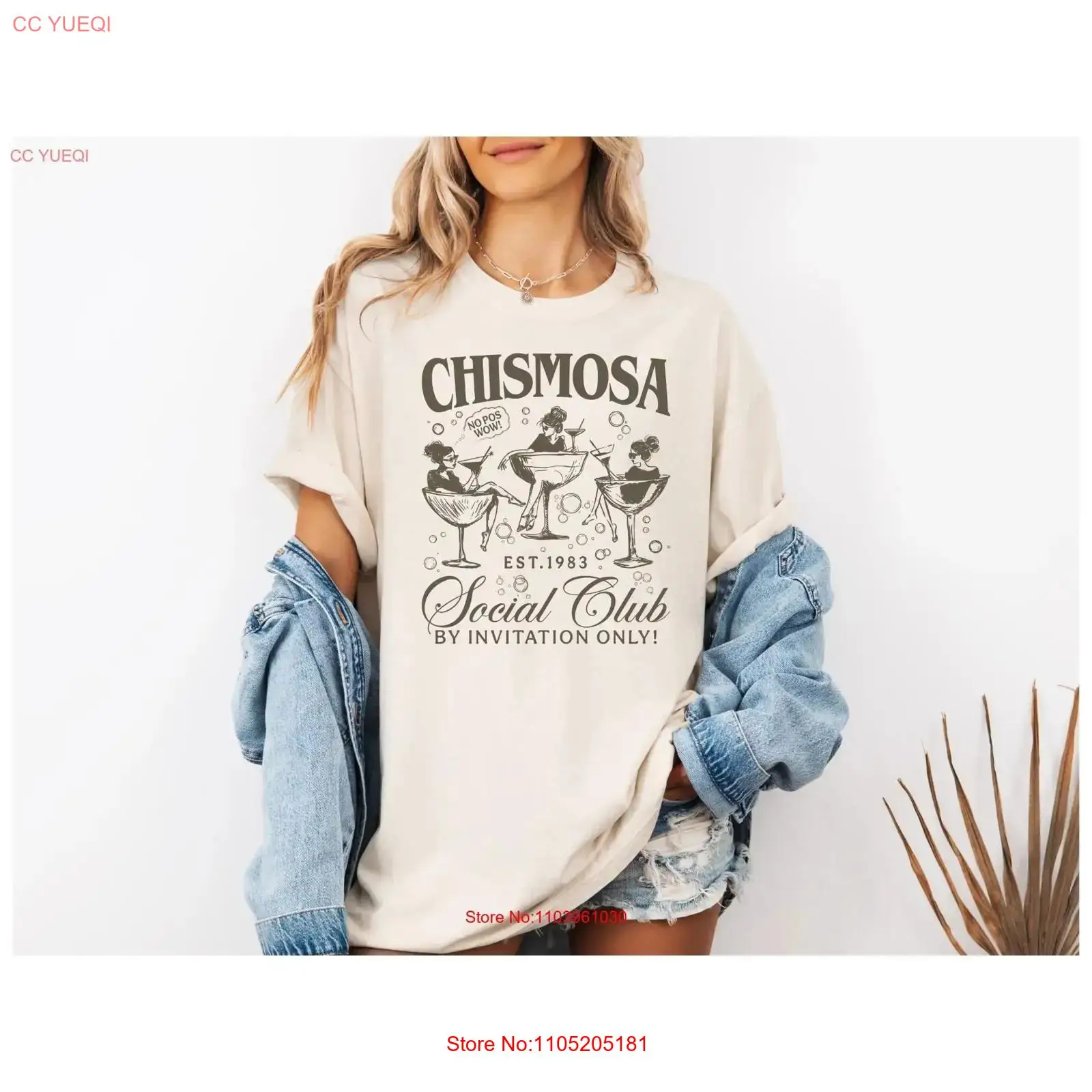 Chismosa Social Club T Shirt F - Vintage Fashion Club ulasan dan harga