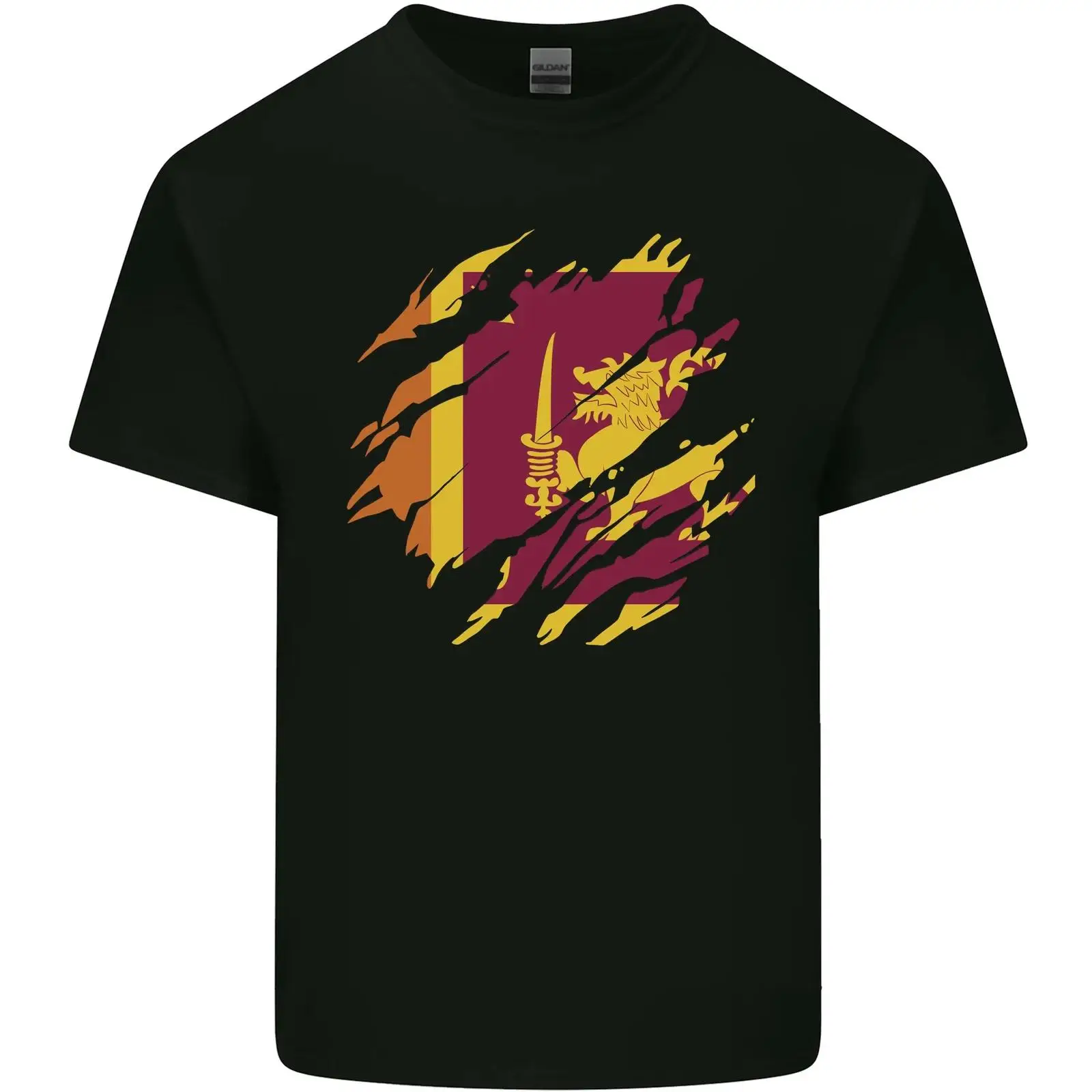 T Shirt Zerrissene srilankisch - Vintage Fashion Tags ulasan dan harga