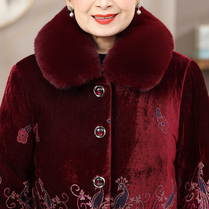 Elderly Flower Women's Light L - Vintage Fashion Fabrics ulasan dan harga