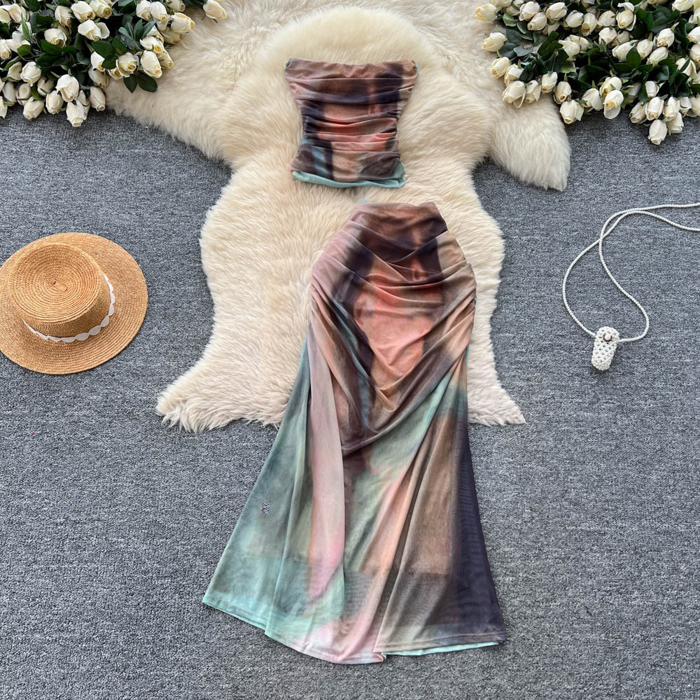 Elegant Vintage off shoulder p - Vintage Fashion Club ulasan dan harga