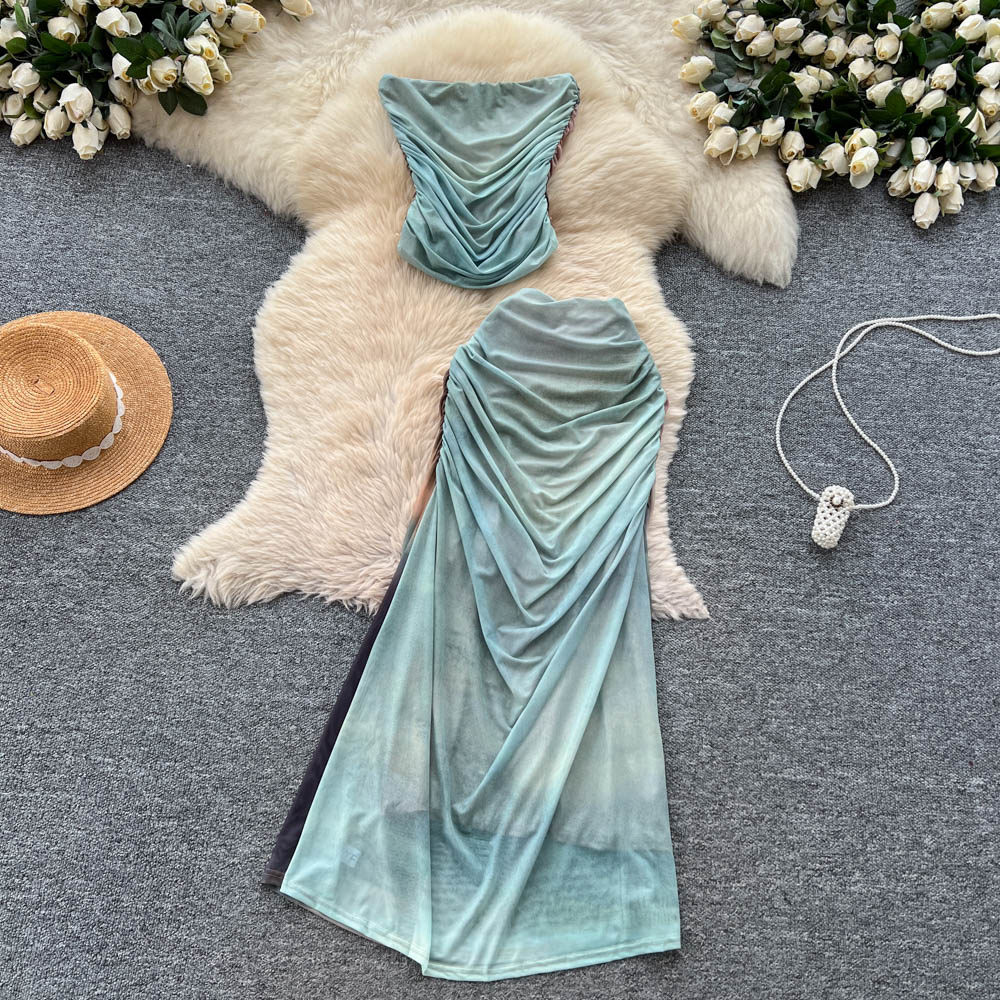 Elegant Vintage off shoulder p - Vintage Fashion Club ulasan dan harga