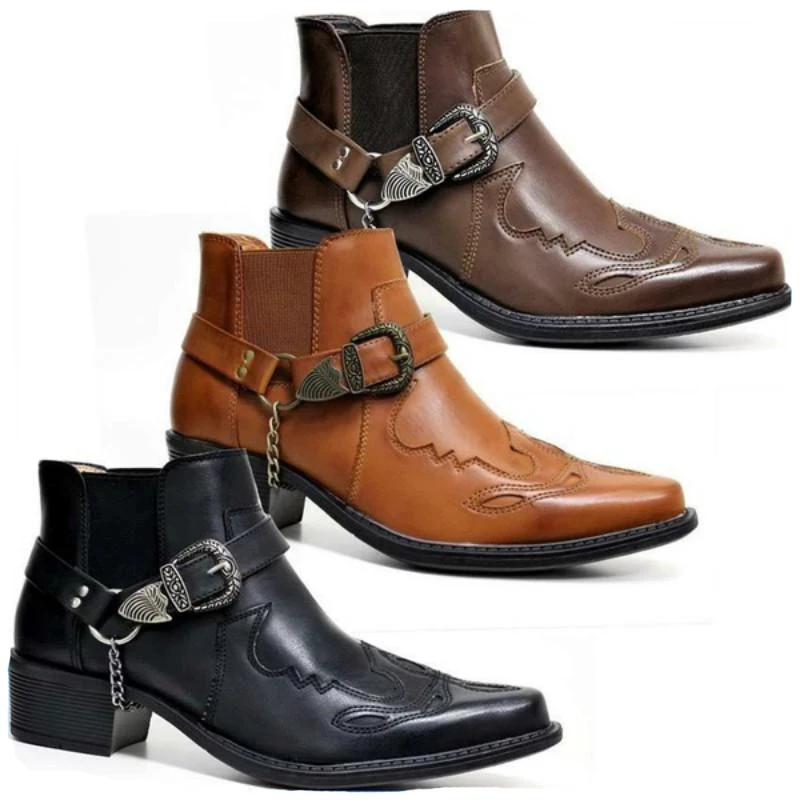 Fashion 2025 Men's Vintage Cow - Vintage Fashion Fabrics ulasan dan harga